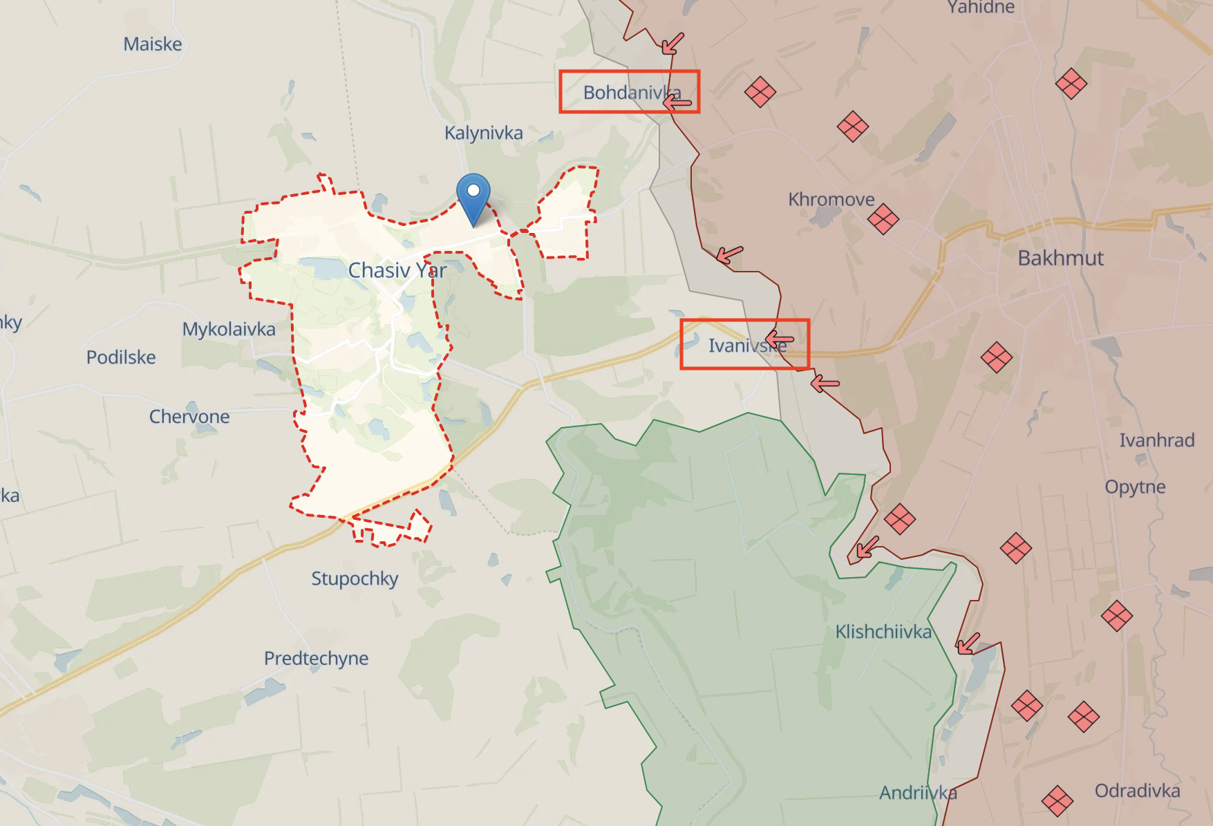 Russians want to capture Chasiv Yar, fighting in Ivanivske and Bohdanivka ongoing - Ukrainian Armed Forces